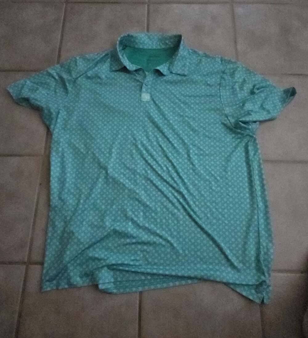 Bogey Bros Birdie Finger Polo Shirt Green Performance Golf Men's